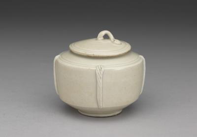 图片[2]-Lidded jar with rope decoration, Ding ware, Northern Song dynasty, 10th century-China Archive